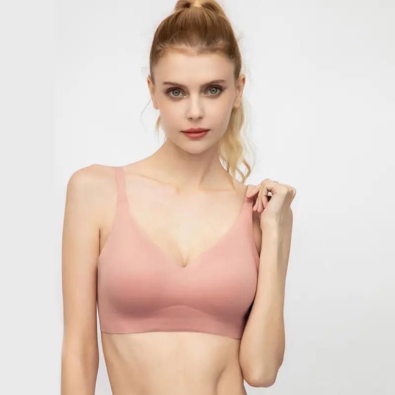 Seamless Bra (Pink)