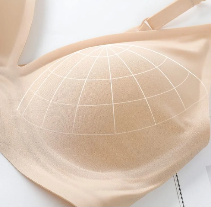 Seamless Push-Up Bra (Beige)