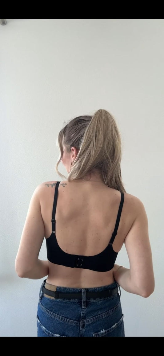 Seamless Push-up Bra (Black)